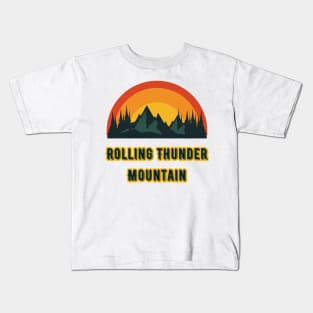 Rolling Thunder Mountain Kids T-Shirt